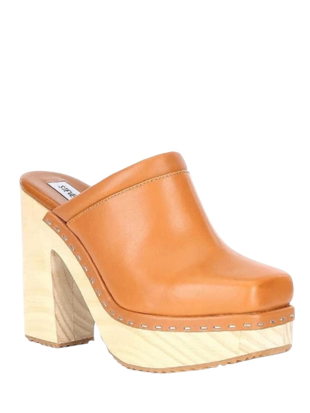 Steve Madden Alvara Cognac Brown Mules
